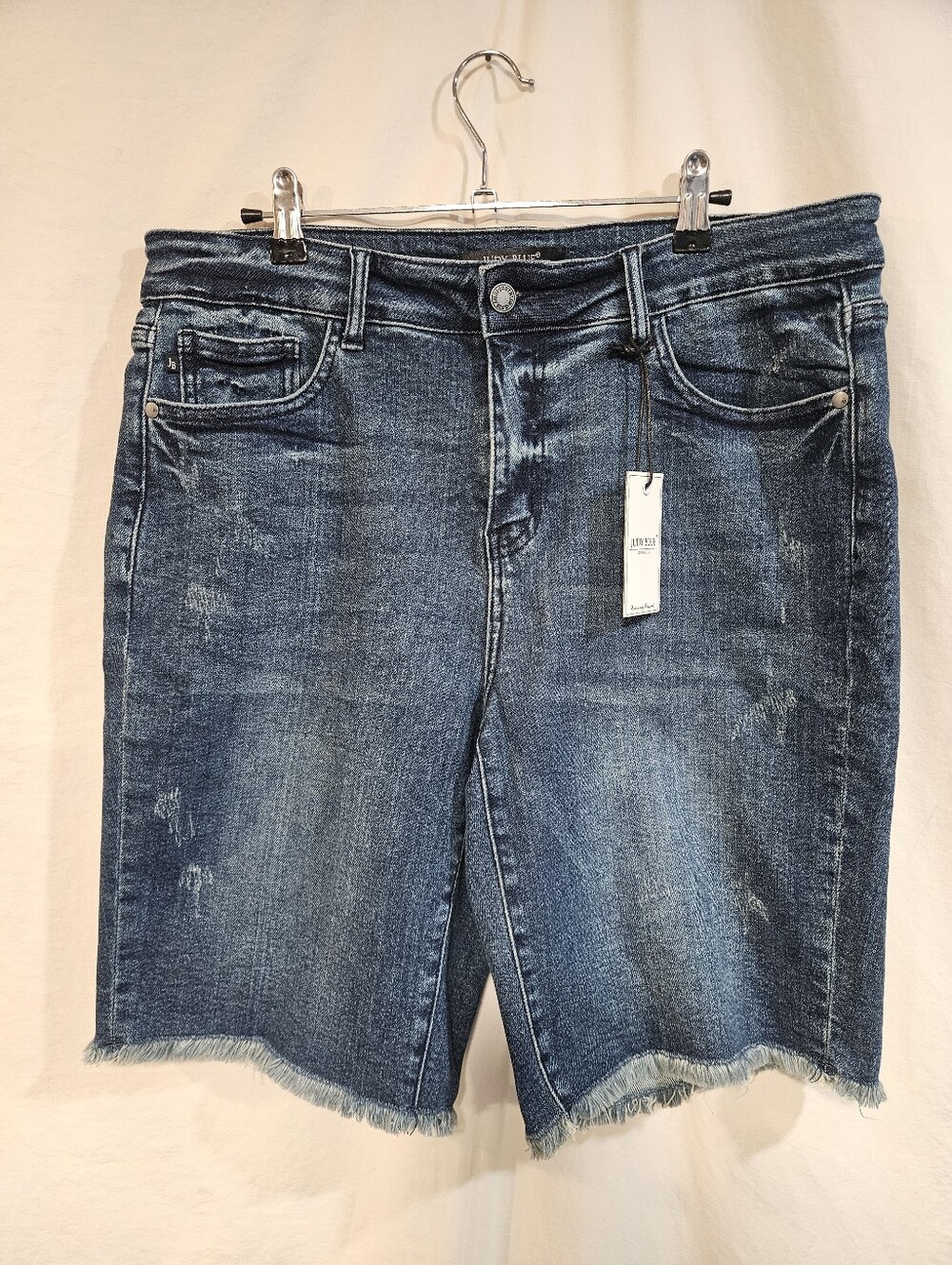 Judy Blue Dark Blue Denim Waistband Detail